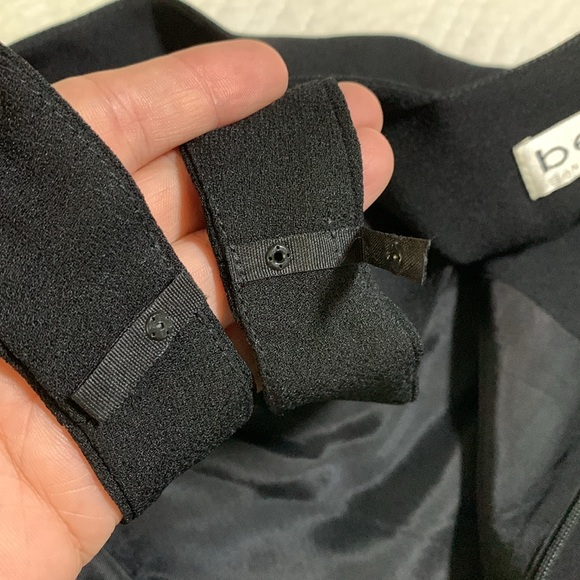 Vintage Bebe Black LBD Mini Tank Dress, Square Neckline, Size 2 - Picture 13 of 16